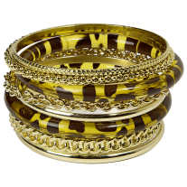Gold Bangle Set
