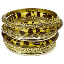 Gold Bangle Set
