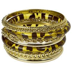 Gold Bangle Set