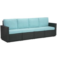 Riviera 4 Seater Sofa with Cushions in Harvest